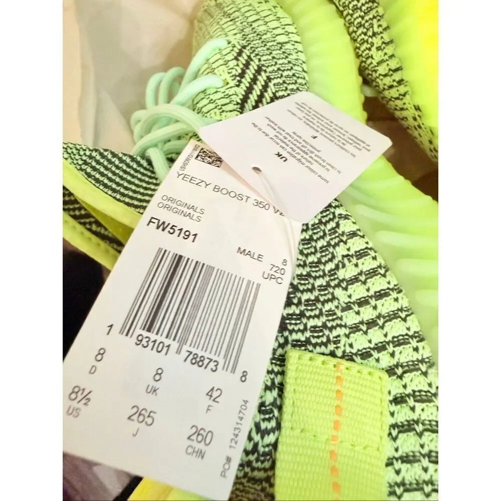 Adidas Yeezy Men's Boost 350 V2 Yeezreel Non-Reflective Sneaker Shoes Sz 8.5 NWT